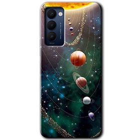Tecno Camon 18P Cosmos Baskılı Uyumlu Silikon Kılıf