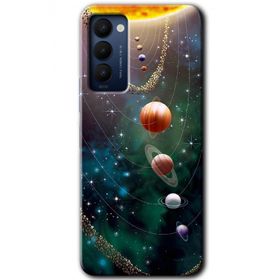 Tecno Camon 18P Cosmos Baskılı Uyumlu Silikon Kılıf