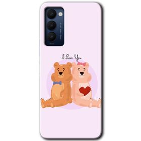 Tecno Camon 18P Dalga Baskılı Uyumlu Silikon Kılıf