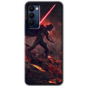 Tecno Camon 18P Darh Vader Wars Baskılı Uyumlu Silikon Kılıf