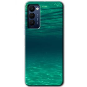 Tecno Camon 18P Derin Deniz Baskılı Uyumlu Silikon Kılıf