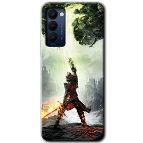 Tecno Camon 18P Dragon Hunter Baskılı Uyumlu Silikon Kılıf