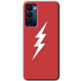 Tecno Camon 18P Flash Logo Baskılı Uyumlu Silikon Kılıf