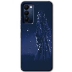 Tecno Camon 18P Gecenin Kraliçesi Baskılı Uyumlu Silikon Kılıf