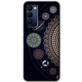 Tecno Camon 18P Gezegen Döngüsü Baskılı Uyumlu Silikon Kılıf