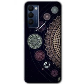 Tecno Camon 18P Gezegen Döngüsü Baskılı Uyumlu Silikon Kılıf