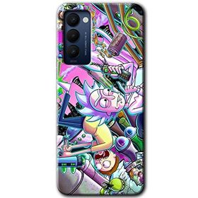 Tecno Camon 18P Graffiti Çizgi Film Baskılı Uyumlu Silikon Kılıf