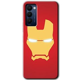 Tecno Camon 18P İronMan Baskılı Uyumlu Silikon Kılıf