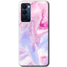 Tecno Camon 18P Kabarmış Leke Baskılı Uyumlu Silikon Kılıf