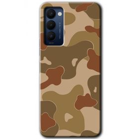 Tecno Camon 18P Kamuflaj 10 Baskılı Uyumlu Silikon Kılıf