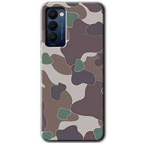 Tecno Camon 18P Kamuflaj 11 Baskılı Uyumlu Silikon Kılıf