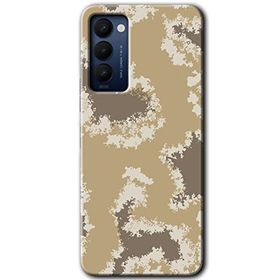 Tecno Camon 18P Kamuflaj 33 Baskılı Uyumlu Silikon Kılıf