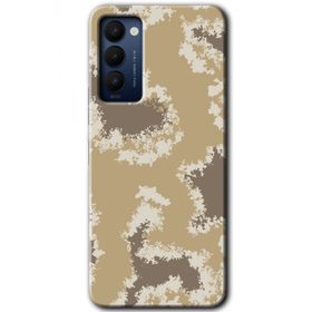 Tecno Camon 18P Kamuflaj 33 Baskılı Uyumlu Silikon Kılıf