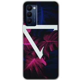 Tecno Camon 18P Mekanik Yaprak Baskılı Uyumlu Silikon Kılıf