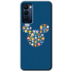 Tecno Camon 18P Mickey Baskılı Uyumlu Silikon Kılıf