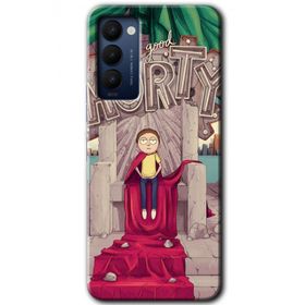 Tecno Camon 18P Morty Baskılı Uyumlu Silikon Kılıf