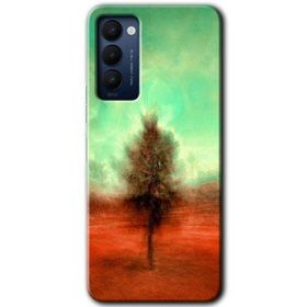 Tecno Camon 18P Outlines Paint Baskılı Uyumlu Silikon Kılıf