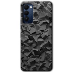 Tecno Camon 18P Polygon Graident 3 Baskılı Uyumlu Silikon Kılıf
