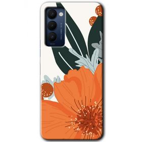Tecno Camon 18P Portakal Çiçeği Baskılı Uyumlu Silikon Kılıf