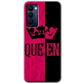 Tecno Camon 18P Queen Baskılı Uyumlu Silikon Kılıf