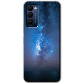 Tecno Camon 18P Samanyolu Baskılı Uyumlu Silikon Kılıf