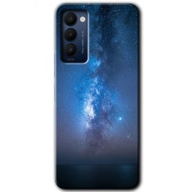 Tecno Camon 18P Samanyolu Baskılı Uyumlu Silikon Kılıf