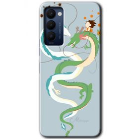 Tecno Camon 18P Snake Friendship Baskılı Uyumlu Silikon Kılıf