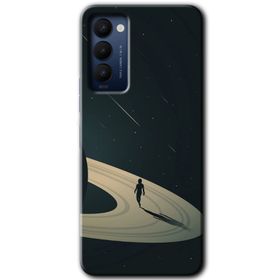 Tecno Camon 18P Space Planet Baskılı Uyumlu Silikon Kılıf