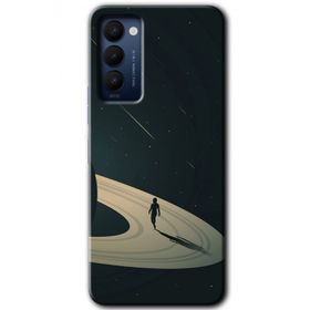 Tecno Camon 18P Space Planet Baskılı Uyumlu Silikon Kılıf