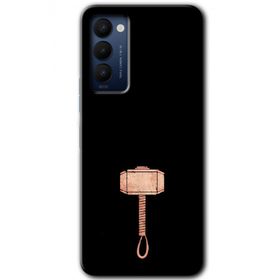 Tecno Camon 18P Thor Çekiç Baskılı Uyumlu Silikon Kılıf