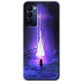 Tecno Camon 18P Wanderer Silhouette Baskılı Uyumlu Silikon Kılıf