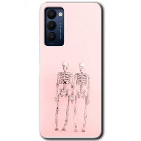 Tecno Camon 18P Yaşayan Çift Baskılı Uyumlu Silikon Kılıf