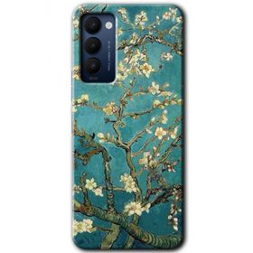 Tecno Camon 18T Almond Blossom Baskılı Uyumlu Silikon Kılıf