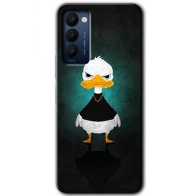 Tecno Camon 18T Angry Duck Baskılı Uyumlu Silikon Kılıf