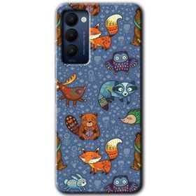 Tecno Camon 18T Animals Funny Baskılı Uyumlu Silikon Kılıf