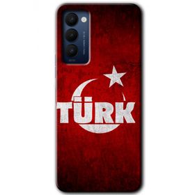 Tecno Camon 18T Ayyıldız Türk Baskılı Uyumlu Silikon Kılıf