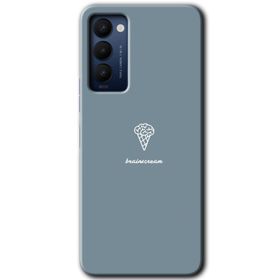 Tecno Camon 18T Beyin Gıdası Baskılı Uyumlu Silikon Kılıf