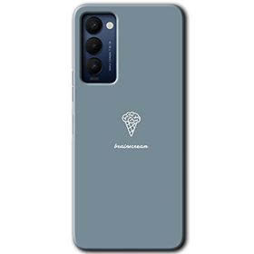 Tecno Camon 18T Beyin Gıdası Baskılı Uyumlu Silikon Kılıf