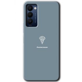 Tecno Camon 18T Beyin Gıdası Baskılı Uyumlu Silikon Kılıf