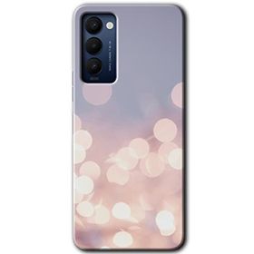 Tecno Camon 18T Blur Lights Baskılı Uyumlu Silikon Kılıf