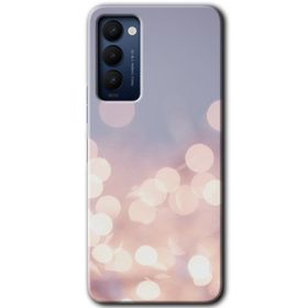 Tecno Camon 18T Blur Lights Baskılı Uyumlu Silikon Kılıf