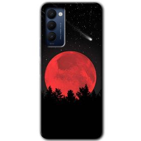 Tecno Camon 18T Blur Lights Baskılı Uyumlu Silikon Kılıf