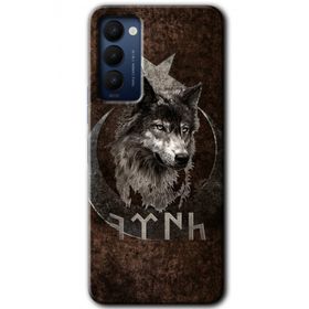 Tecno Camon 18T Bozkurt Göktürk Baskılı Uyumlu Silikon Kılıf