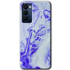 Tecno Camon 18T Cranny Liquid Wall Baskılı Uyumlu Silikon Kılıf