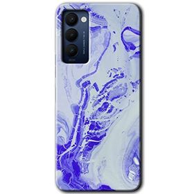 Tecno Camon 18T Cranny Liquid Wall Baskılı Uyumlu Silikon Kılıf