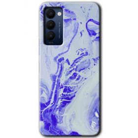Tecno Camon 18T Cranny Liquid Wall Baskılı Uyumlu Silikon Kılıf