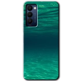 Tecno Camon 18T Derin Deniz Baskılı Uyumlu Silikon Kılıf