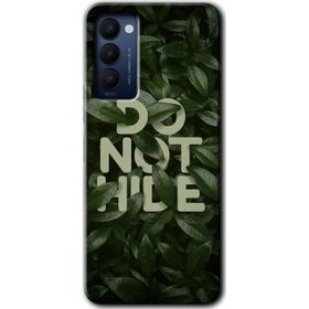 Tecno Camon 18T Do Not Hide Baskılı Uyumlu Silikon Kılıf