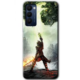 Tecno Camon 18T Dragon Hunter Baskılı Uyumlu Silikon Kılıf