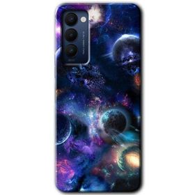 Tecno Camon 18T Gezegen Karışımı Baskılı Uyumlu Silikon Kılıf